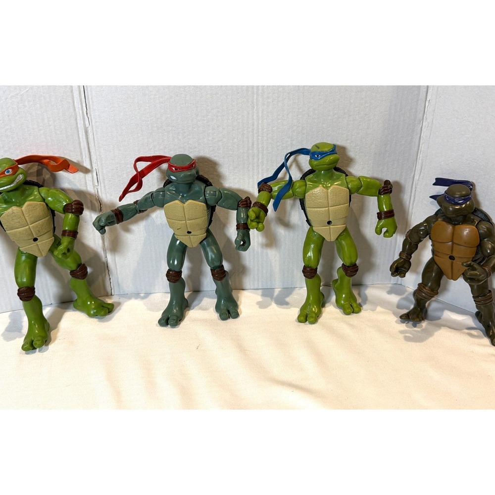 TMNT Teenage Mutant Ninja Turtles Figure Lot Playmates 2000s Raphael Leo